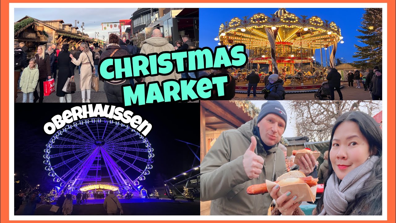 CHRISTMAS MARKET IN OBERHAUSSEN GERMANY  🇩🇪 | CHRISTMAS SHOPPING ITS WINTER VLOGS