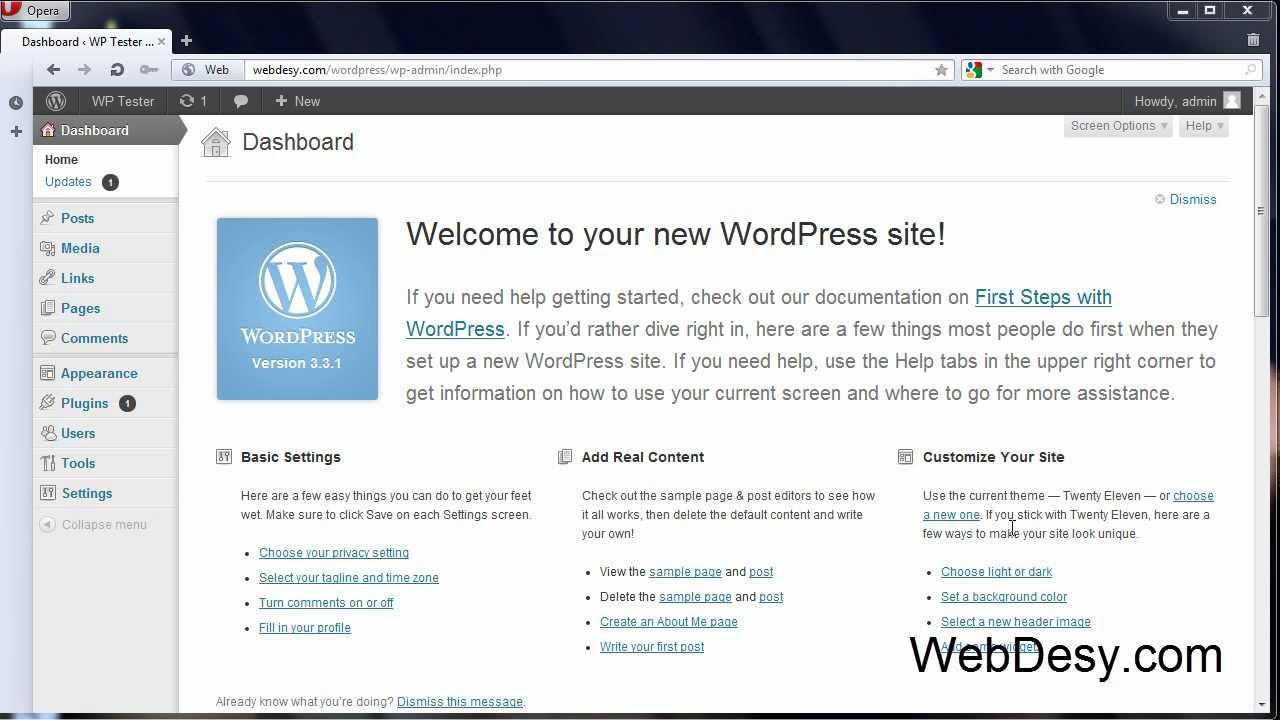How to intall the Google XML Sitemaps plugin for Wordpress - WebDesy.com