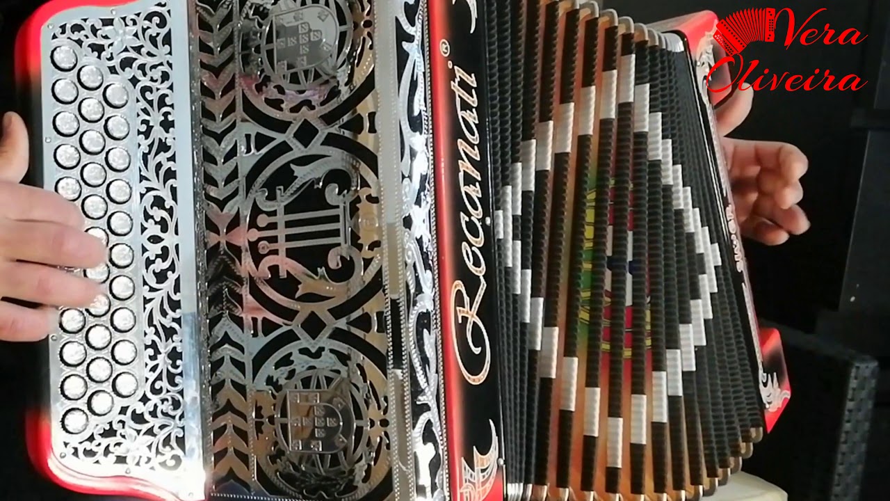 Como tocar Anda comigo ó meu amor - Concertina em Fá