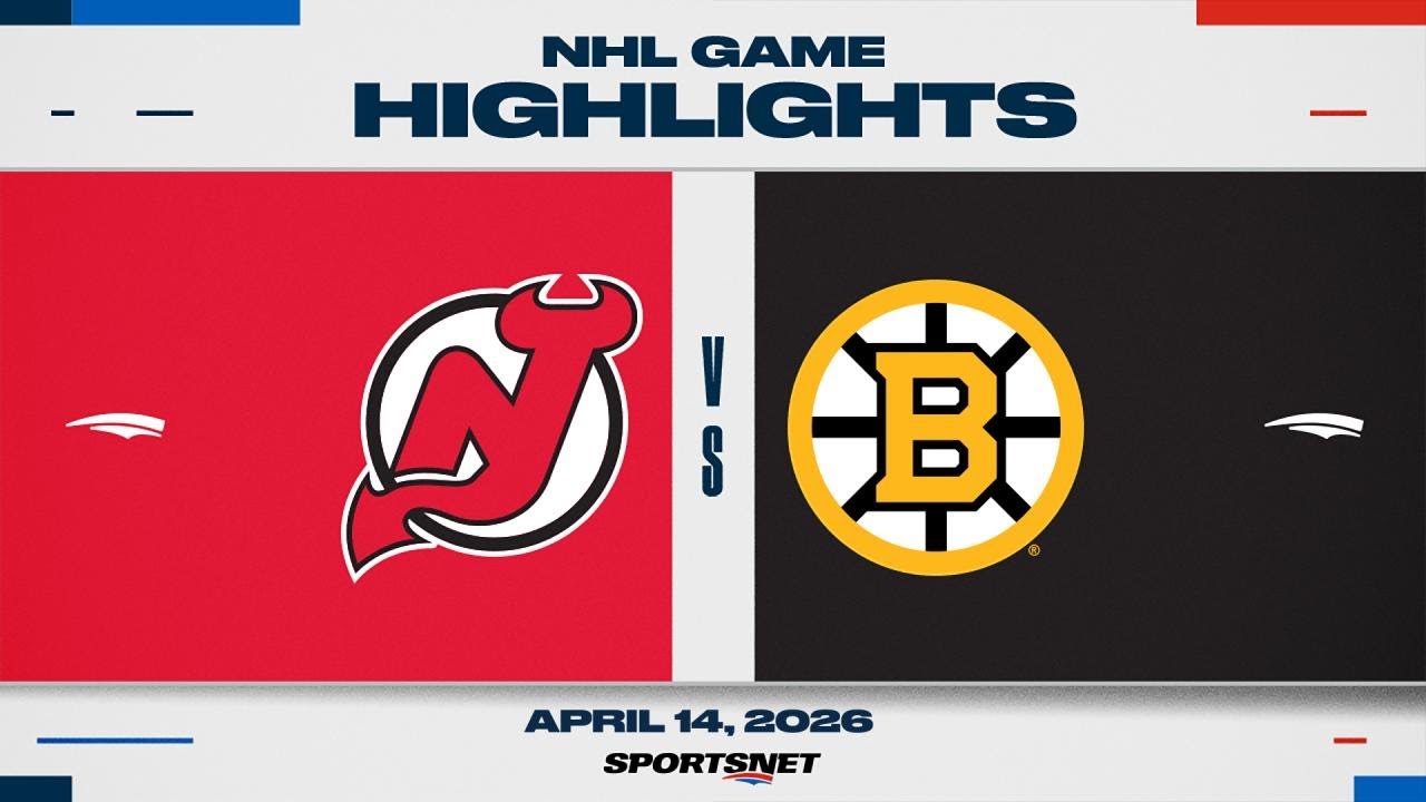 NHL Highlights | Devils vs. Bruins - April 14, 2026