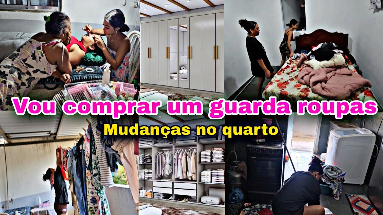 PRECISO DE UM GUARDA ROUPAS URGENTE! MUDANÇAS NO QUARTO + ORGANIZANDO A CASA NOVA / VLOG DE ROTINA 