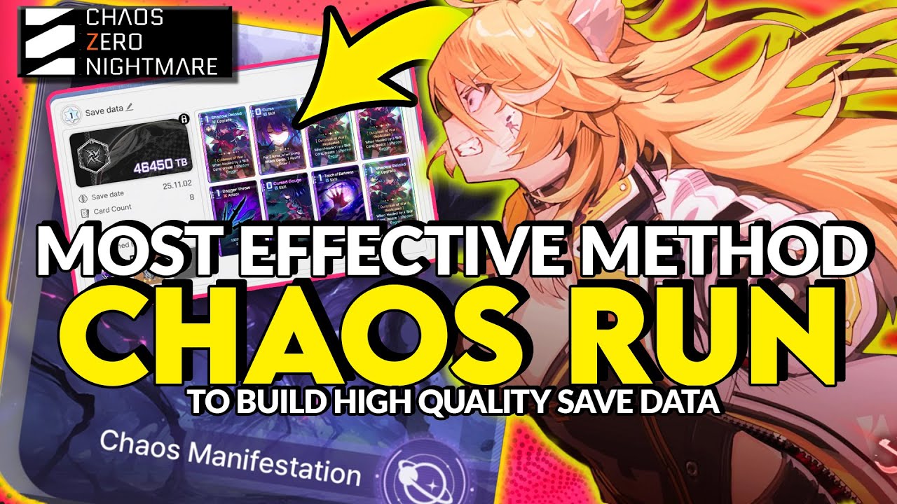 My TOP SECRET Method for the BEST Save Data Builds in Chaos Manifestation [Chaos Zero Nightmare]