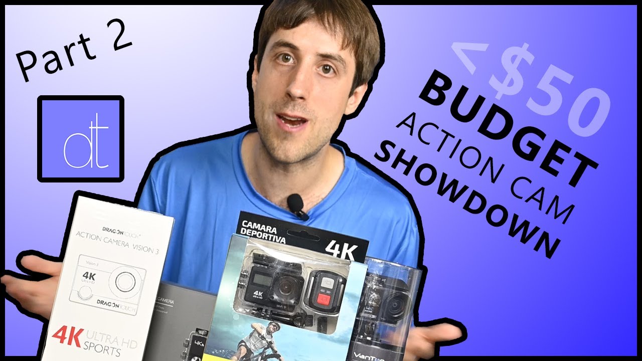 CHEAPEST 4K Action Cam Showdown Part 2 | Cooau SPC06 vs Crosstour CT8500, Campark Act74A, Jeemak M5