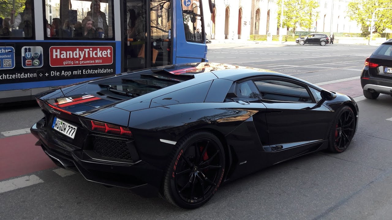 One Day of Carspotting in Munich - LOUD SOUNDS - Aventador, Murcielago, Speciale,..
