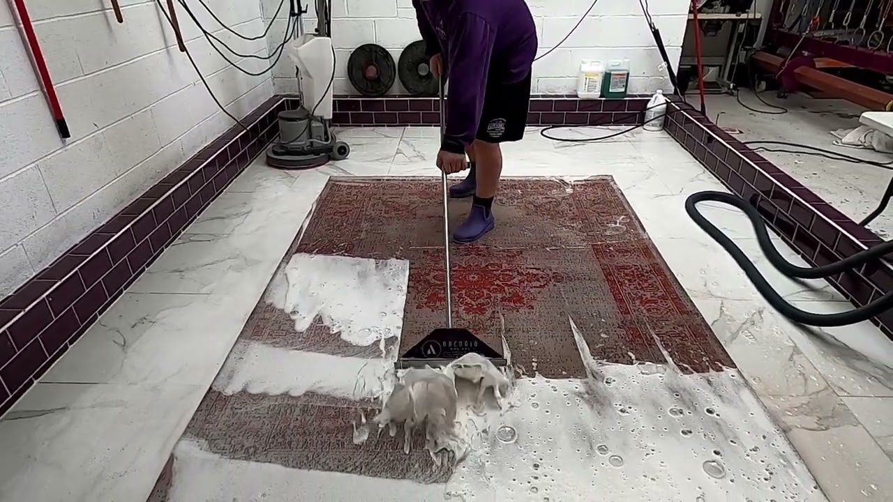 Relaxing Louis de poortere designer rug cleaning, Flatweave rug washing