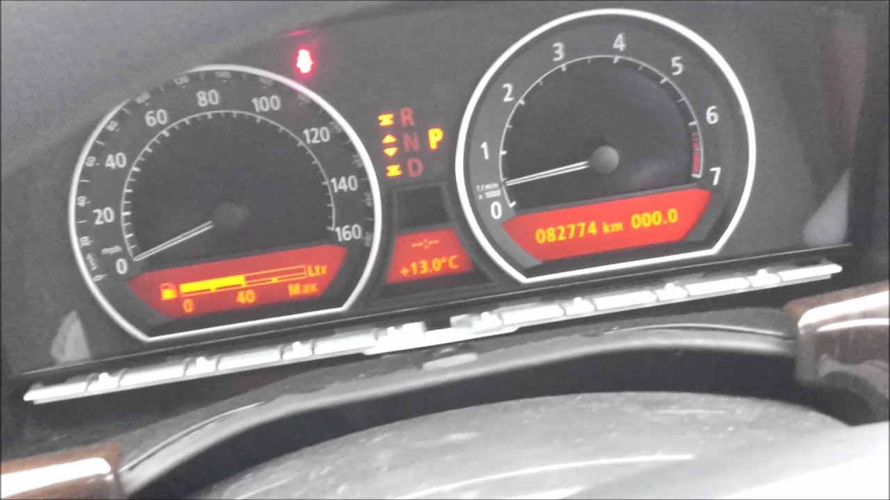 BMW 7 Series E65 Dash Speedometer Removal