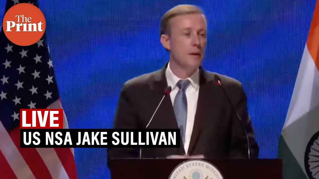 US NSA Jake Sullivan's remarks at IIT Delhi LIVE
