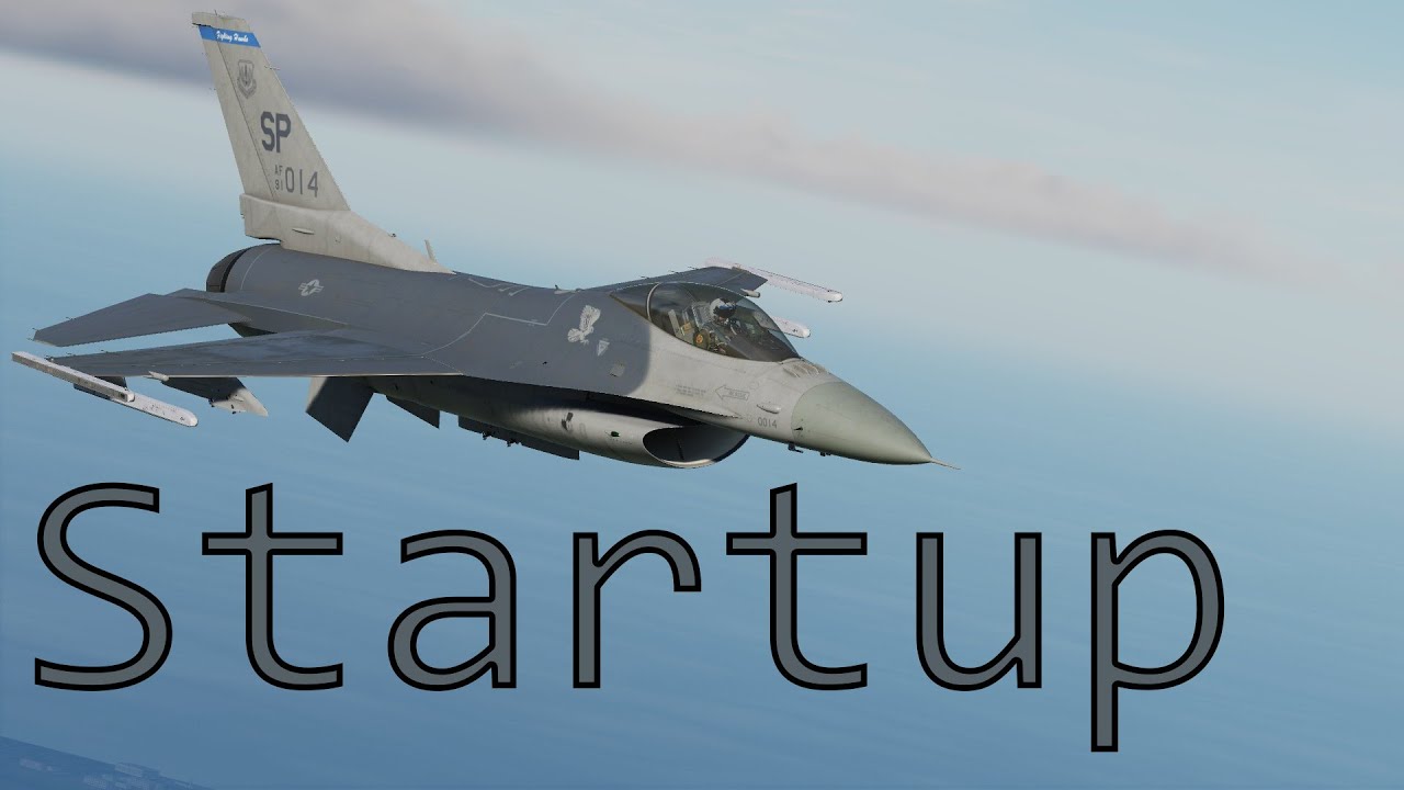 Запуск DCS F-16