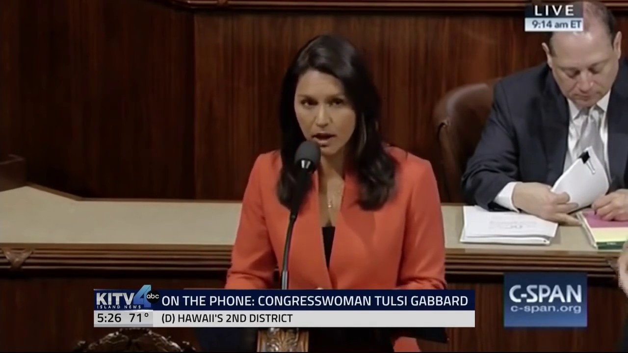 Rep. Tulsi Gabbard Discusses Her Bill to Stop Arming Terrorists- 12/9/16