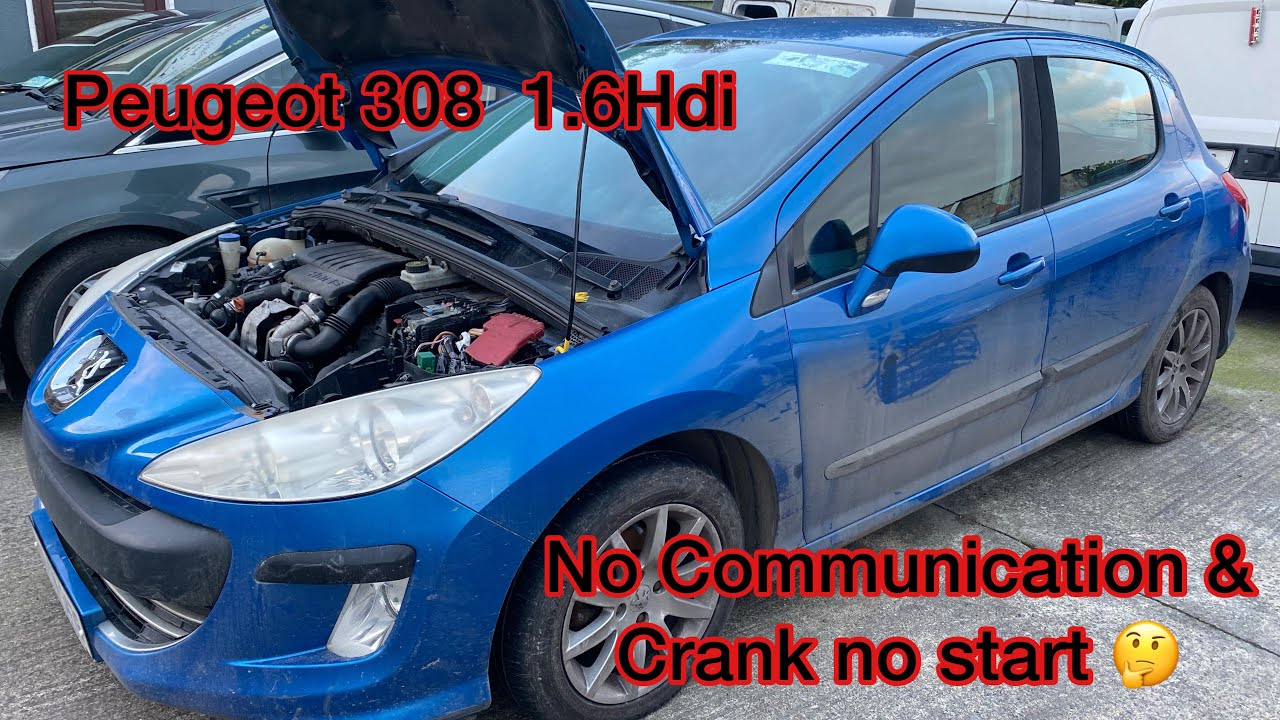 Peugeot 308 1.6diesel, crank no start with no scantool communication