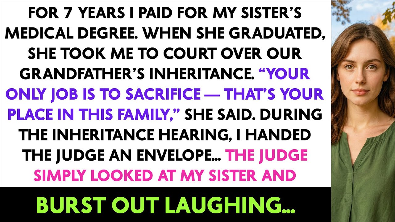 For 7 Years I Paid For My Sister’s Medical Degree. When She Graduated, She Took Me To Court Over Our