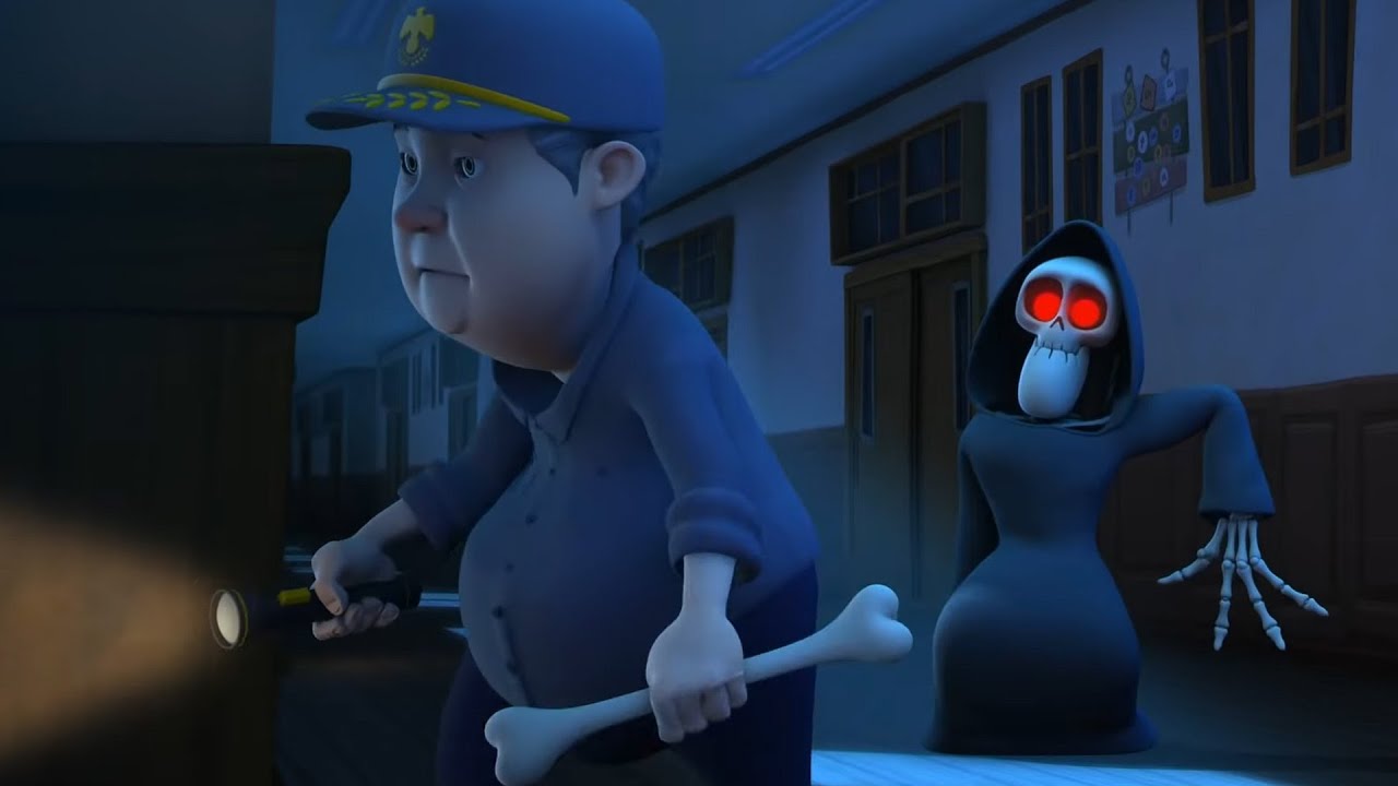 Sneaky Skeleton | Spookiz | Halloween videos | Funny Cartoons For Kids