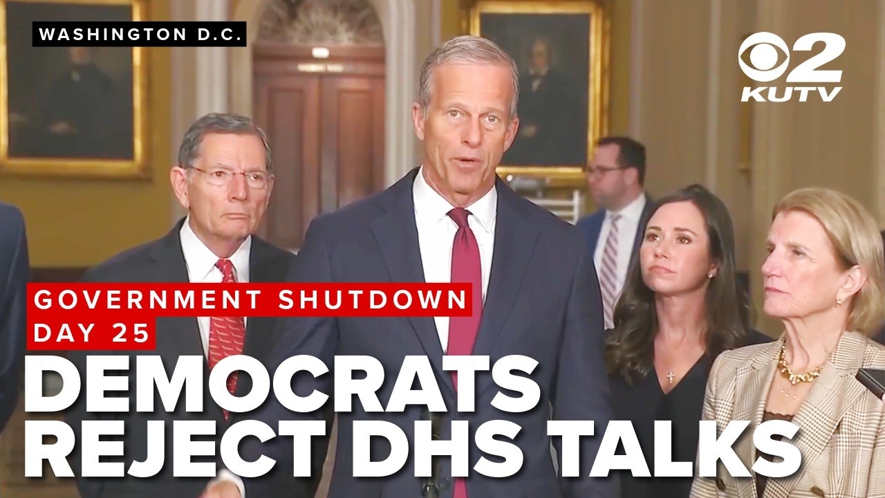 FULL PRESSER: GOP blasts Democrats over DHS shutdown