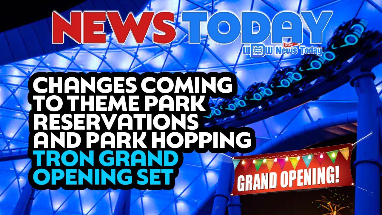 Changes Coming to Theme Park Reservations and Park Hopping, TRON Grand Opening Set