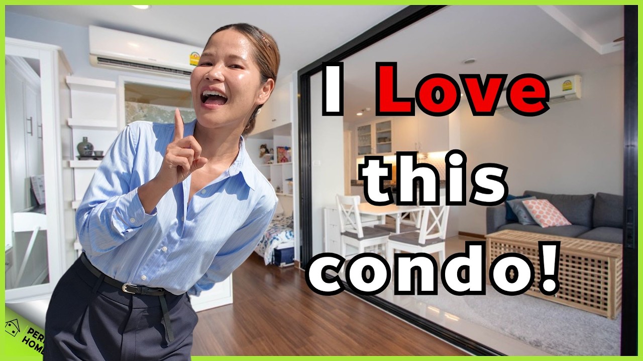 A Unique Thailand condo for sale! I love the bed! 📍 Condo Tour in Chiang Mai – The Unique @ Nimman 2