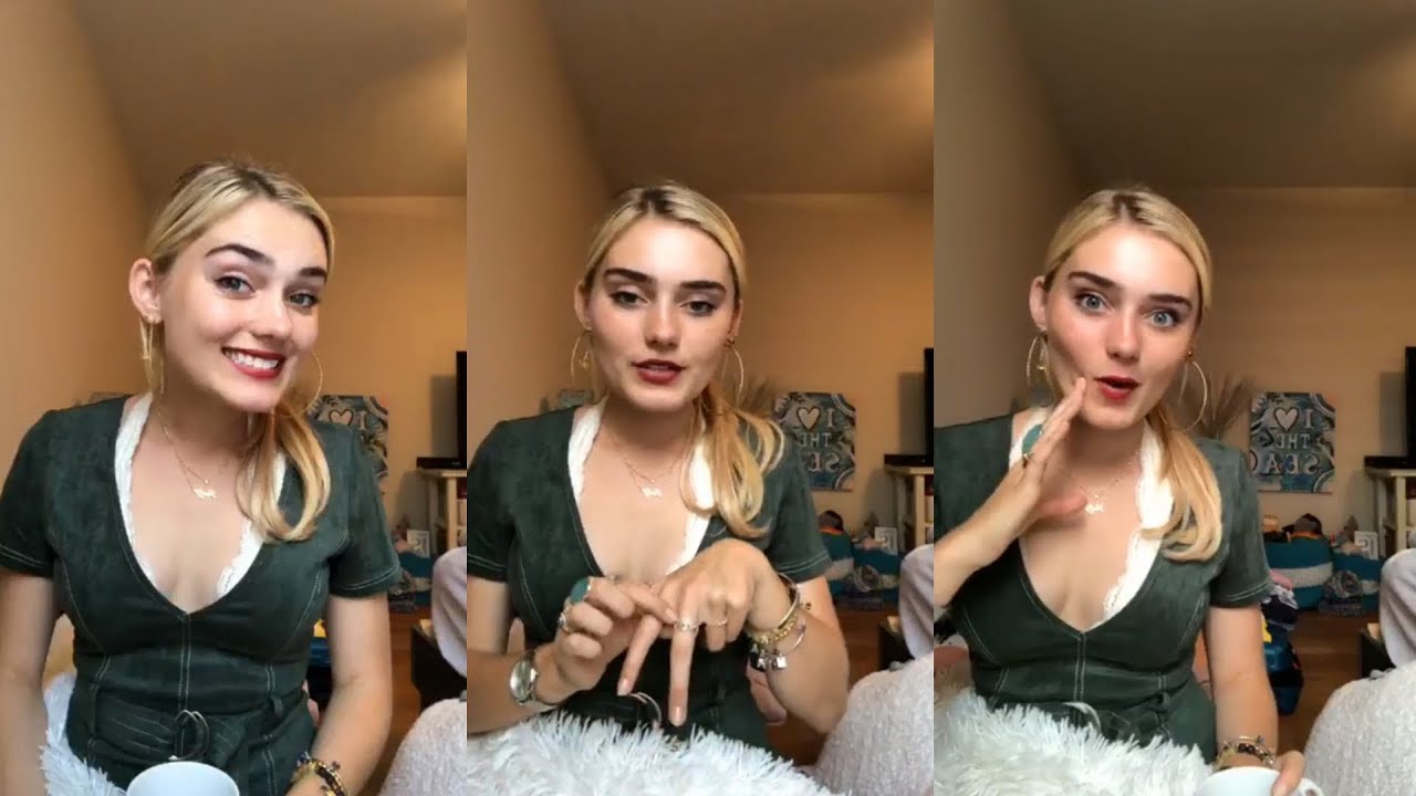 Meg Donnelly | Instagram Live Stream | 8 September 2018