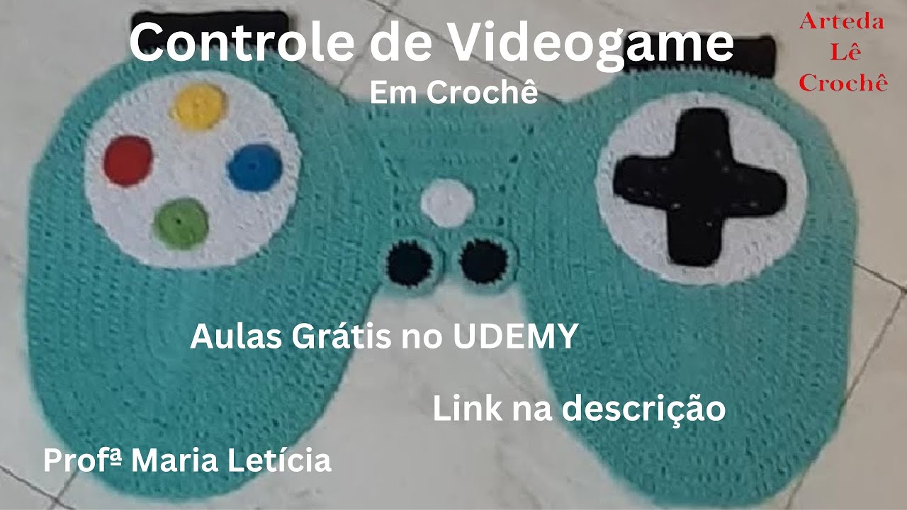 Controle de Vídeogame -  Vídeo Aula Passo a Passo Aula - Aula 01 de 05 no UDEMY Grátis