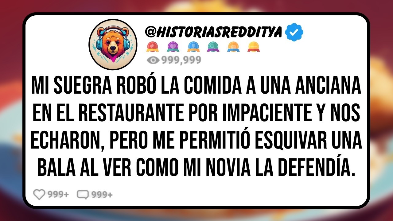 Mi SUEGRA Robó la Comida a una Anciana en el Restaurante por Impaciente y Nos Echaron, Pero Me Pe..