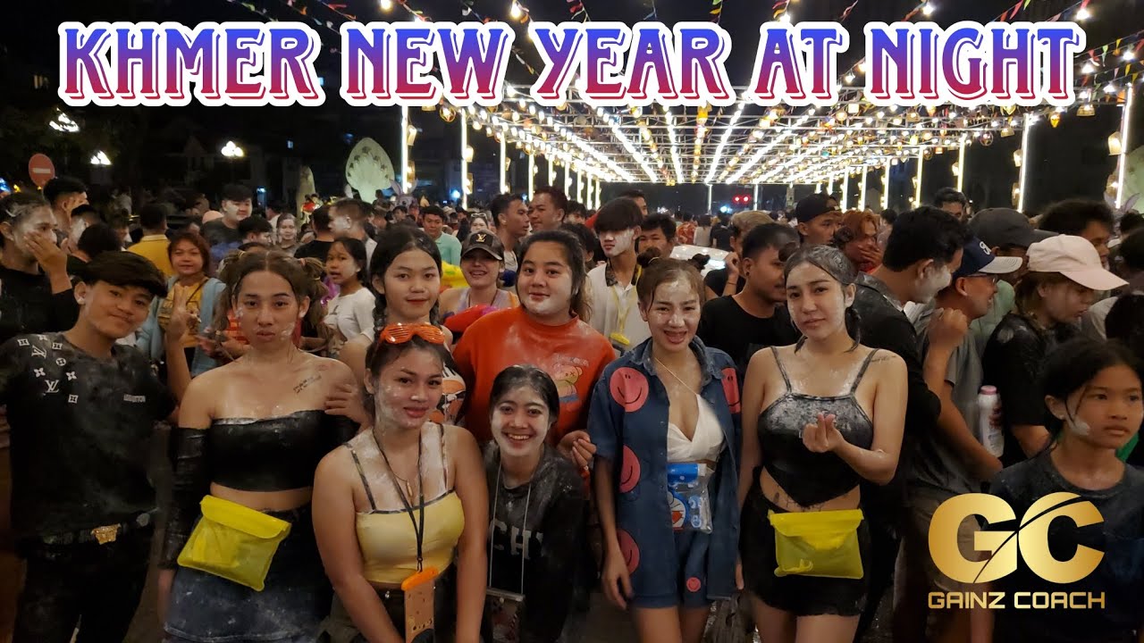 KHMER NEW YEAR PARTY AT NIGHT 2023 - SANGKRAN WAT PHNOM