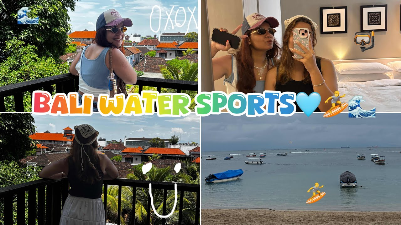Bali Water Sports🤿🌊🏄| Try New water Sports🌊 | Bali Travel Vlog 