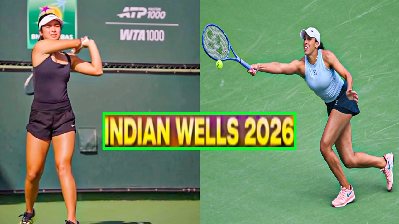 Alex Eala vs Madison Keys Full Practice Match | Indian Wells 2026