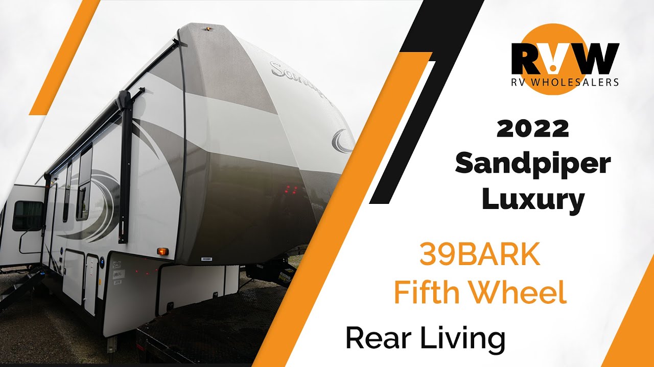 2022 Sandpiper Luxury 39BARK Fifth Wheel Walk-Throughs