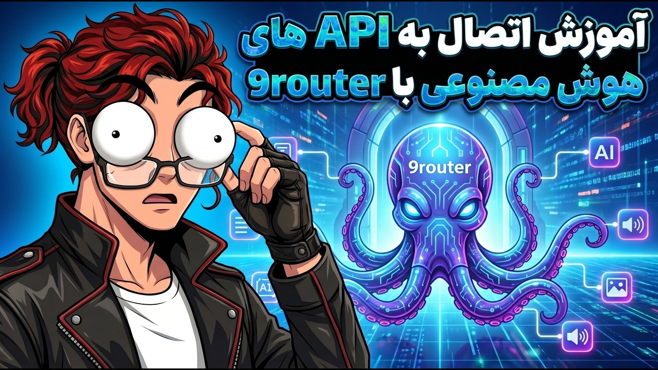 این شکلی از هر API ای استفاده کن برای هوش مصنوعی🫪 آموزش 9router