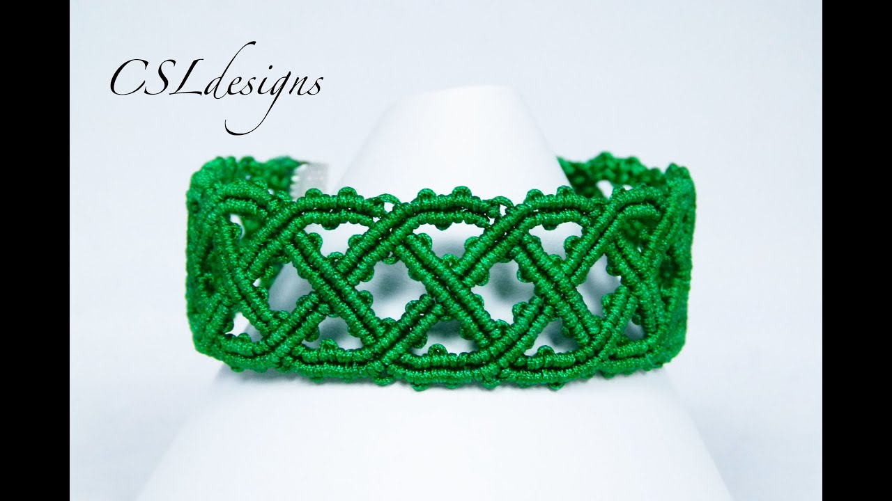 Celtic inspired macrame bracelet | St. Patrick's Day