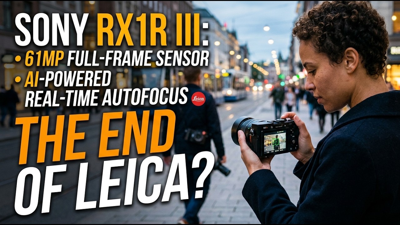 Sony RX1R III: 61MP, AI Autofocus, and the End of Leica?