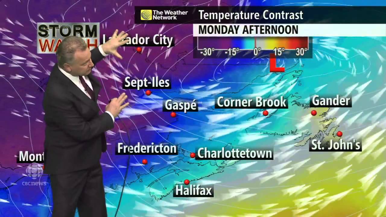 Canada's inclement weather weekend