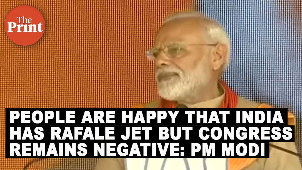 People are happy that India has Rafale jet but Congress remains negative: PM Modi