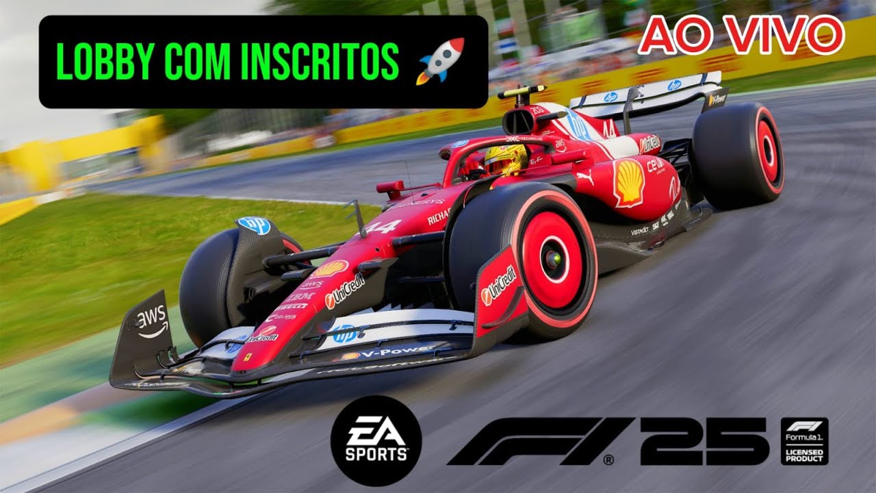 FORMULA 1 2025 - ONLINE COM OS INSCRITOS!!  (G29 RMS V2)