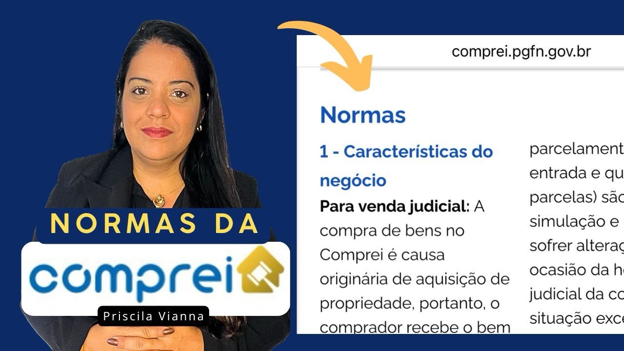 Entenda sobre AS NORMAS da Plataforma da COMPREI da PGFN | com PRISCILA VIANNA