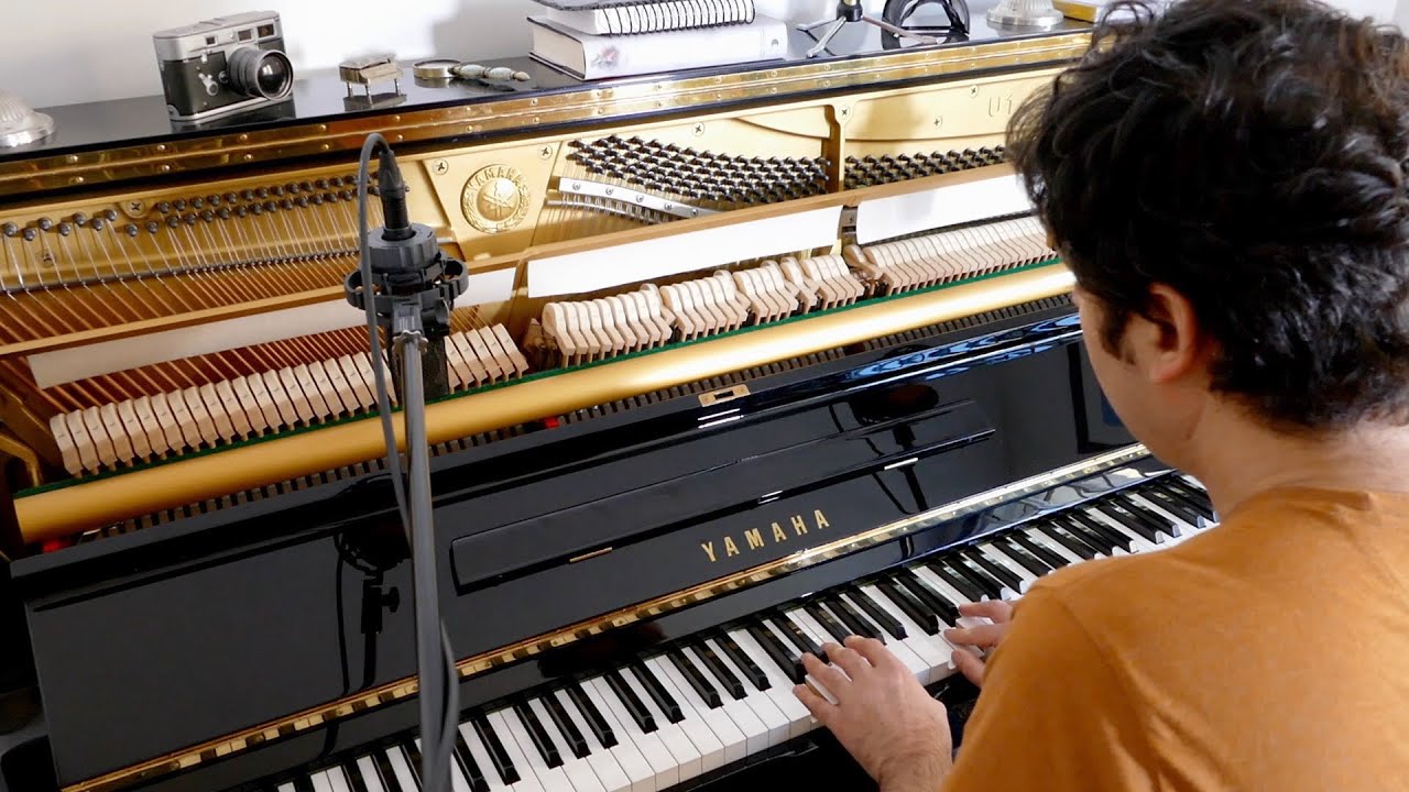 How to record the acoustic piano - (Upright piano recording)
