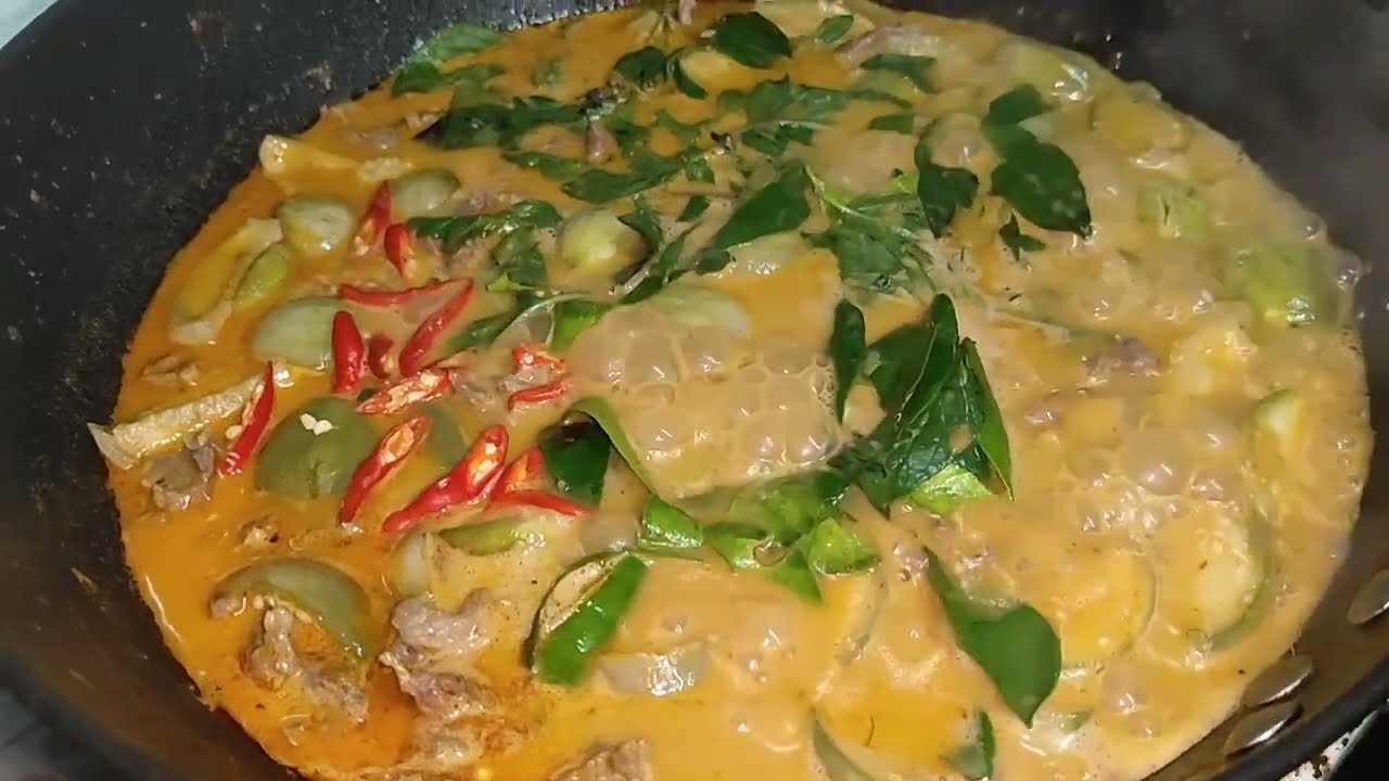 วันนีัทำข้าวผัดให้พี่หมื่นแกงเผ็ดเนื้อให้ลูกชายจ้า