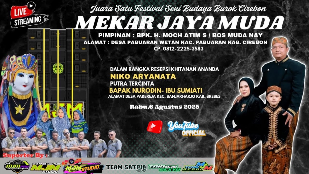 🔴 LIVE NGARAK BUROK MEKAR JAYA MUDA | PAREREJA BANJARHARJO 06 AGUSTUS 2025