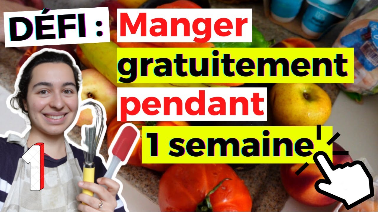 DÉFI ZÉRO COURSES : Manger 1 semaine pour 0€ [JOUR 1] Challenge budget extrême
