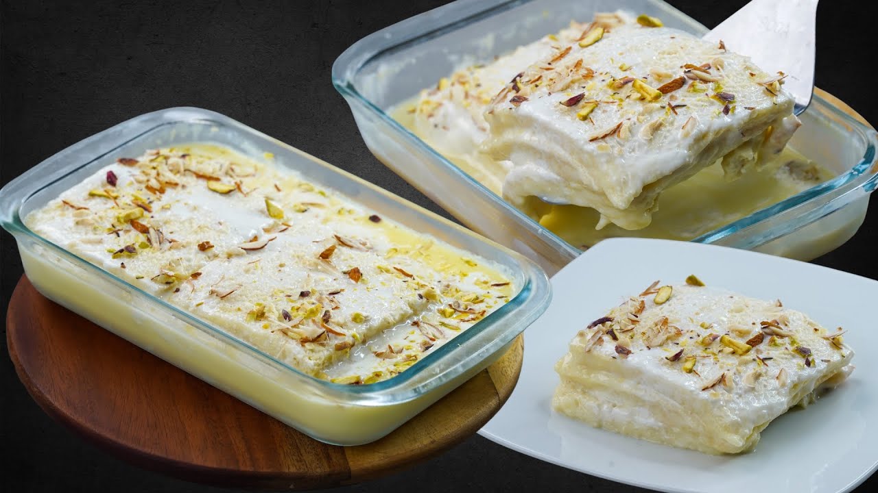 Arabian Pudding Recipe | Quick & Easy | Restuarent Style Arabian Pudding |Bread Milk Pudding Dessert