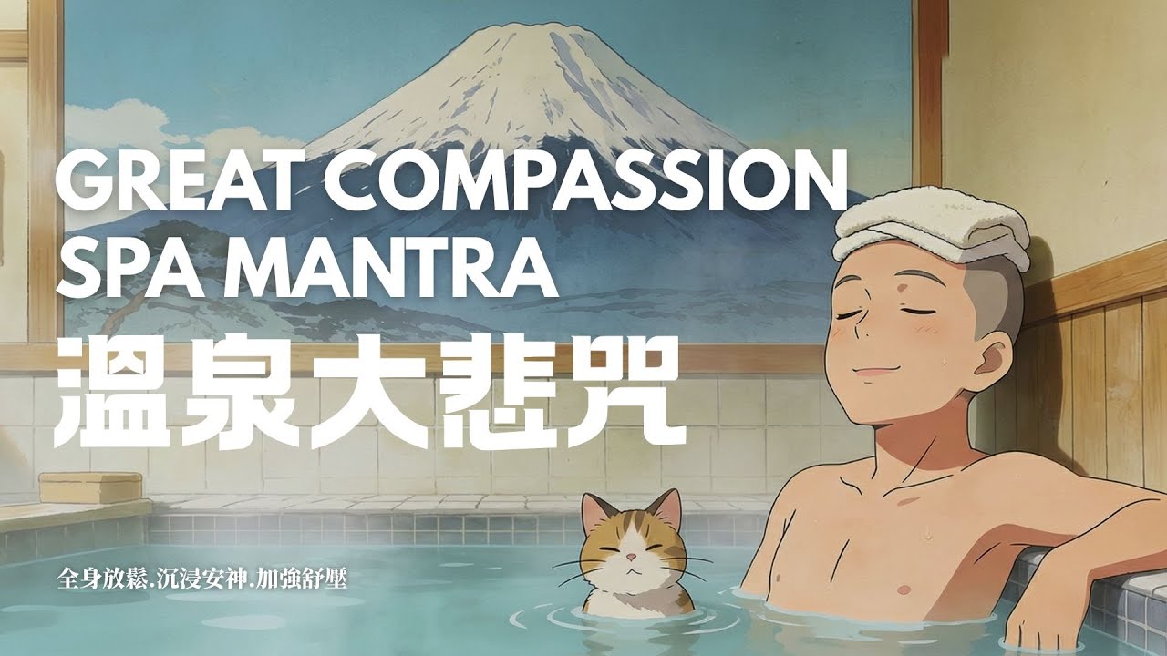 聽覺的「美人湯」♨️ 煙霧繚繞版《大悲咒》｜閉上眼就在日本湯屋｜身心深層排毒