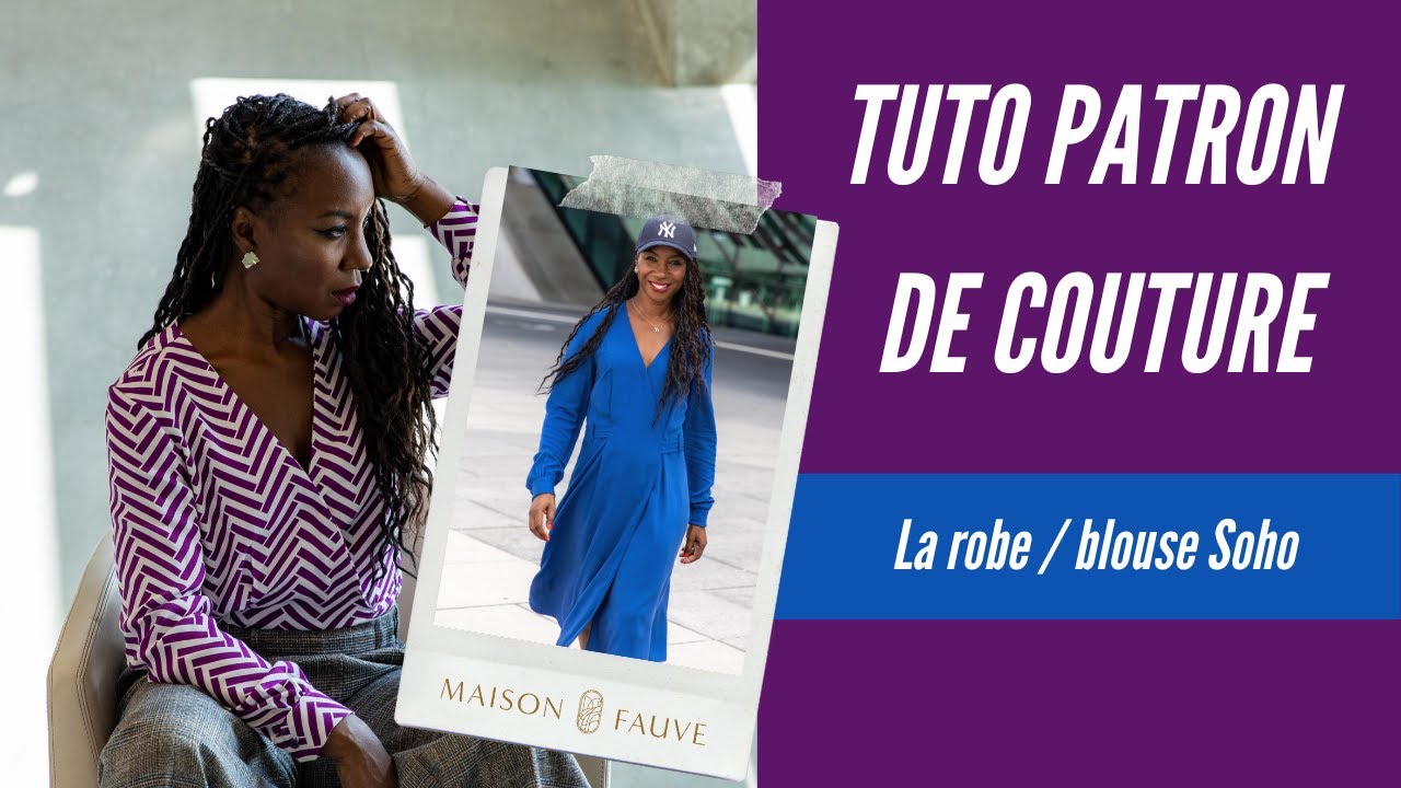 Tuto patron couture: le robe / blouse Soho