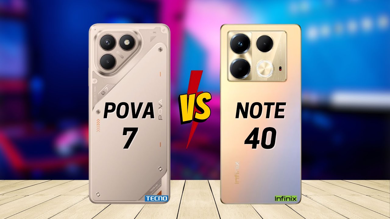 Tecno Pova 7 vs Infinix Note 40 4G