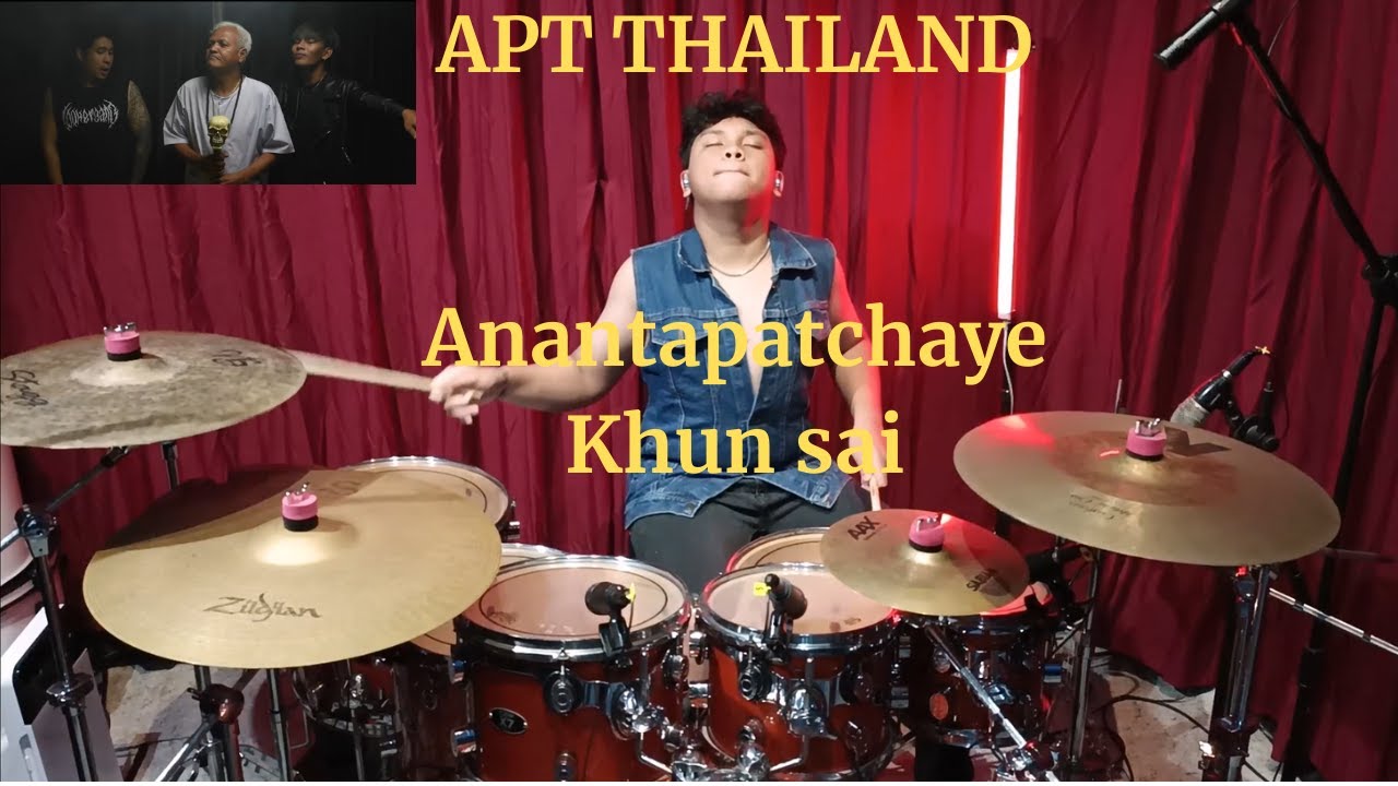 APT VERSI THAILAND (Anantapatchaye khunsai) (Drum Cover  by Justine )