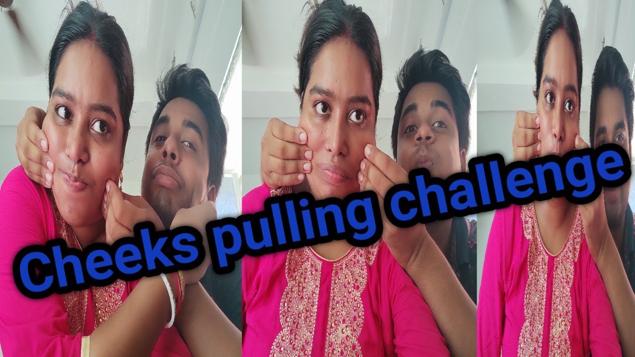 Cheeks Pulling Challenge#challenge video#vlog #bangla#funny 🤣