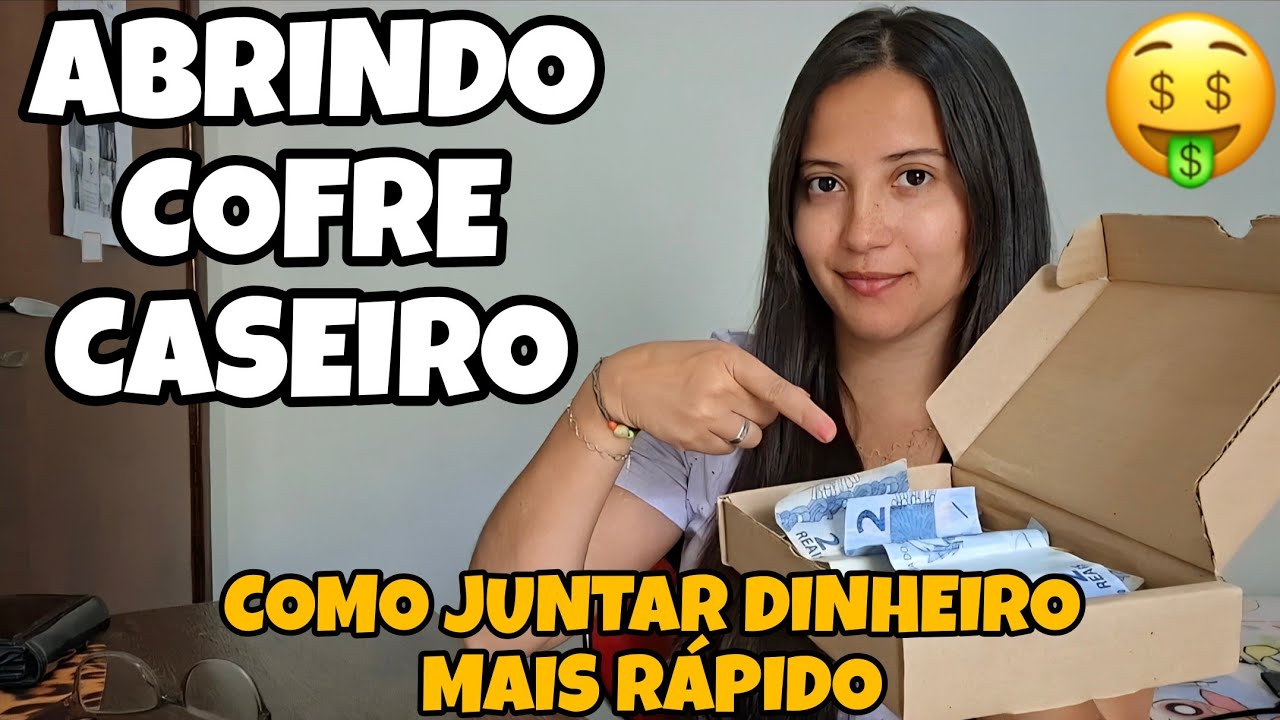 COMO GUARDAR DINHEIRO GANHANDO POUCO | COFRE CASEIRO 💰✅️