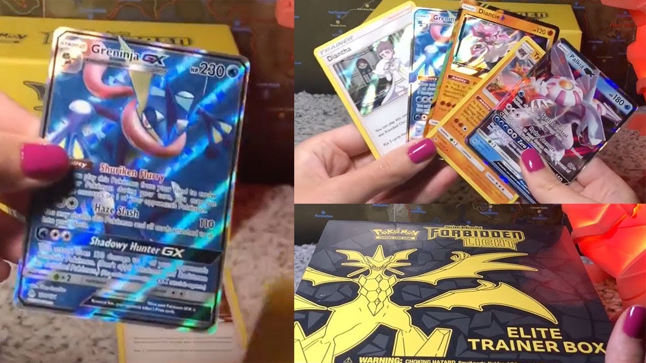 ASMR Pokemon Packs Opening Elite Trainer Box