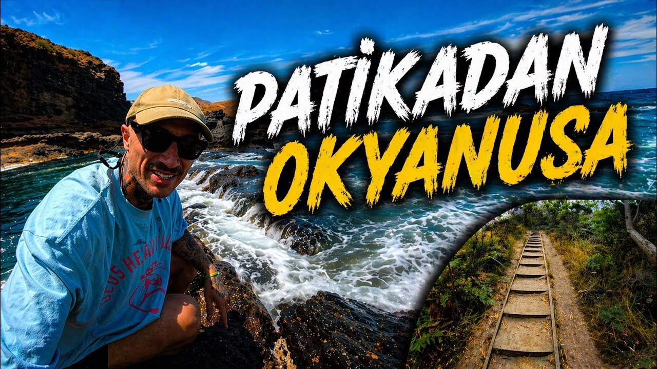 Arabayı Biraktik, Patikadan Okyanusa İndik #doğa #keşif #doğalyaşam #okyanus #sahil #macera #kamp 
