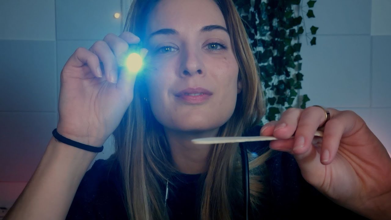 ASMR | Soft Spoken Cranial Nerve Exam For Sleep | Medical Roleplay