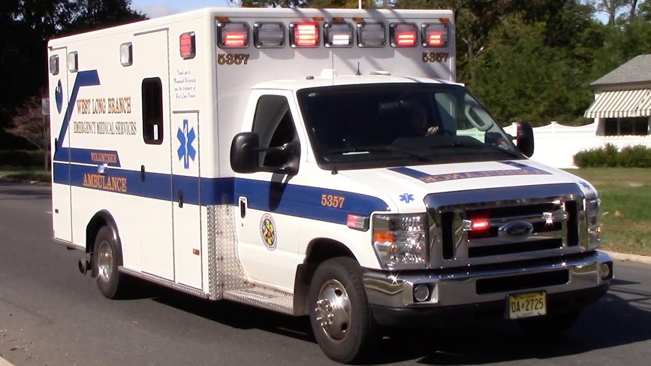 West Long Branch First Aid Squad Ambulance 53-57 Responding 10-18-19