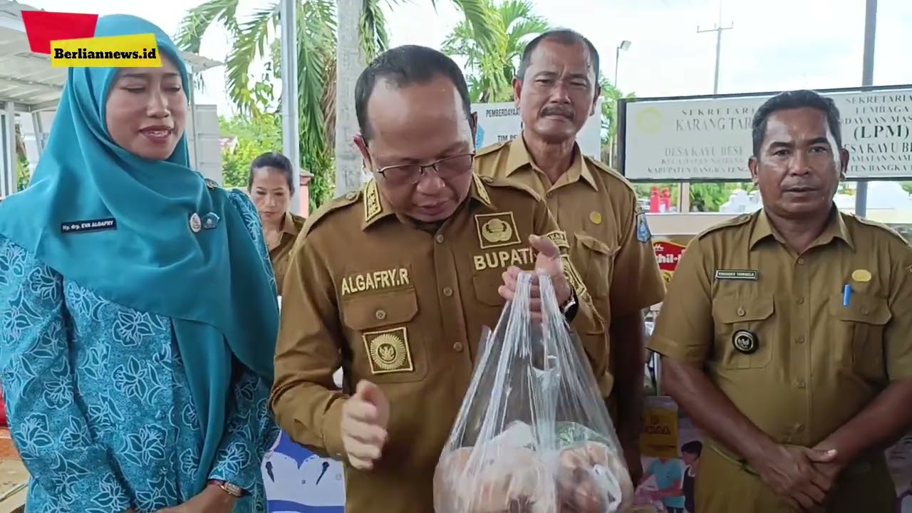 PELAYANAN POSYANDU DESA KAYU BESI LUAR BIASA BUPATI BANGKA TENGAH APRESIASI