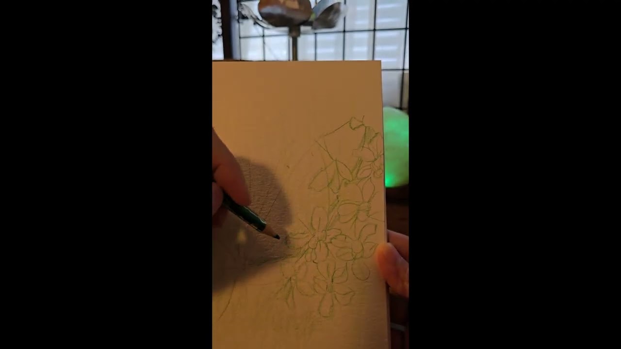 Hemlock Botanical Study | Dark Academia Watercolor Process